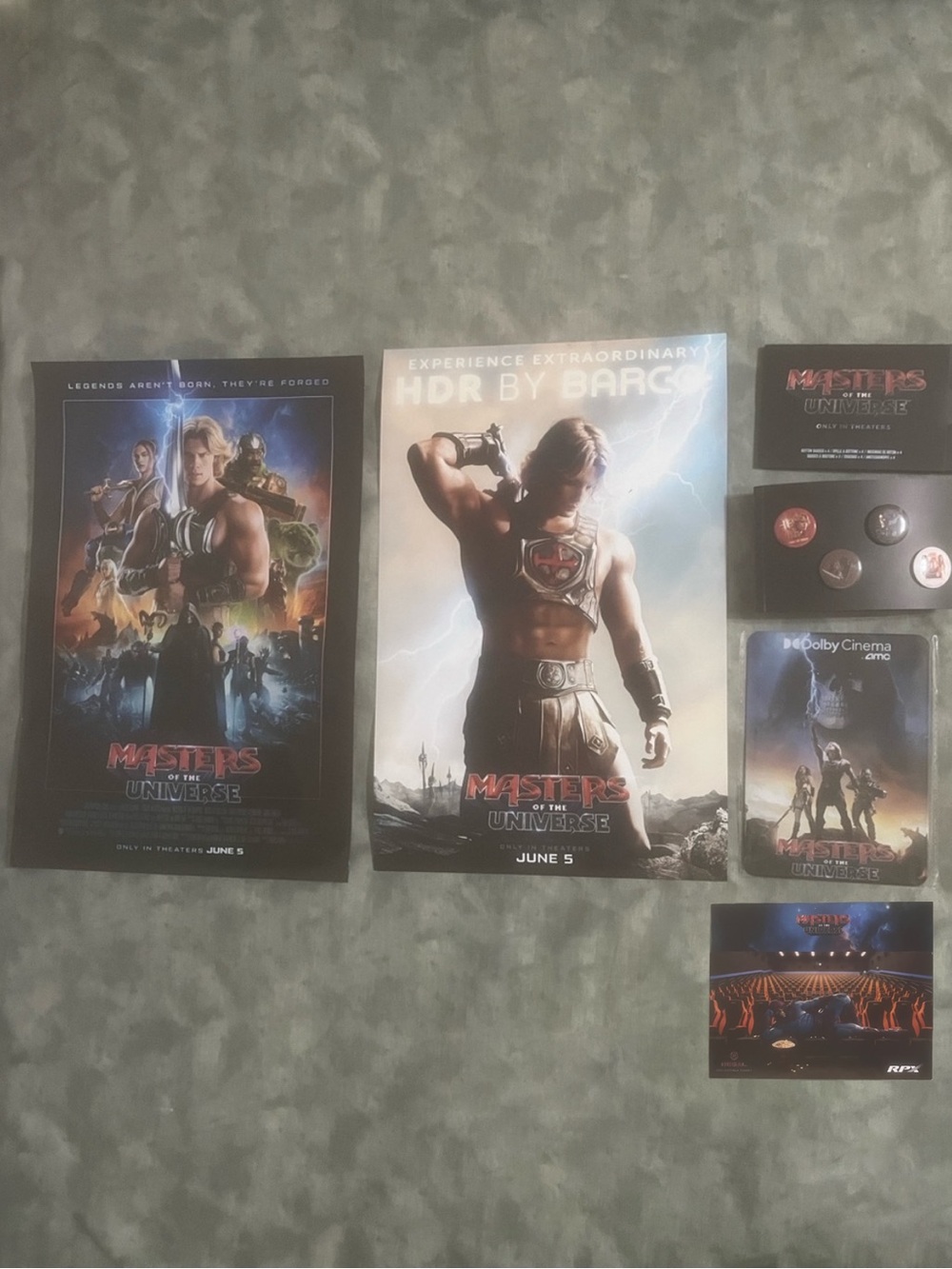 MOTU Bundle Metal tin, Poster, Buttons HE-MAN 2026 NEW